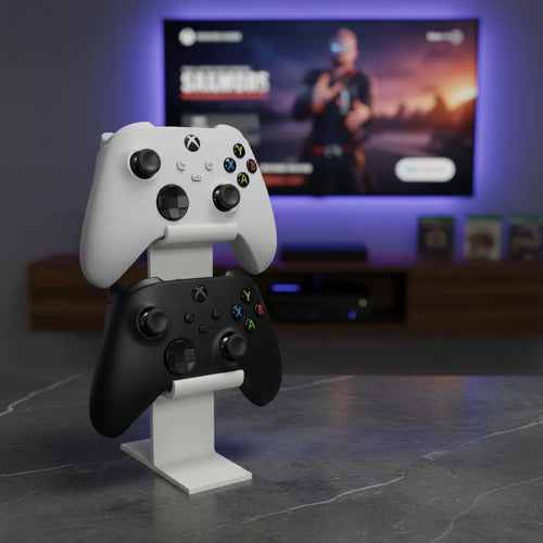 Soporte Doble Base Para Joysticks Y Auriculares - Cat