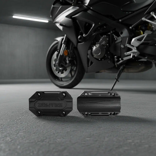 Embellecedores Defensa Para Moto Zontes T310 Y T350