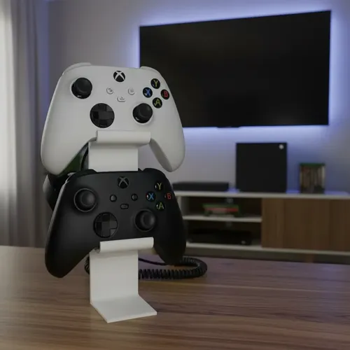 Soporte Doble Base Para Joysticks Y Auriculares - Cat